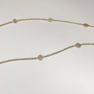 Devalyn Long Necklace in gold